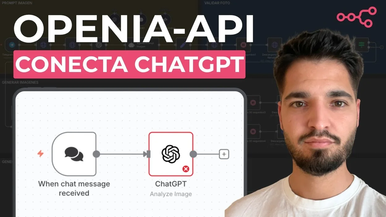 Cómo Conectar OpenAI con n8n en 5 Minutos (Guía Paso a Paso) — V3