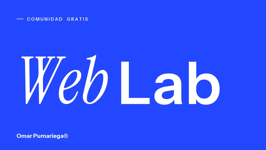 Omar Pumariega Web Lab, la comunidad gratuita de Omar Pumariega para crear webs con IA