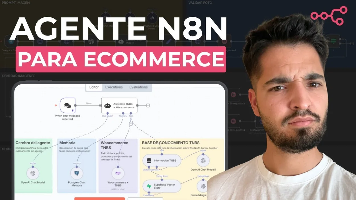 Omar Pumariega Agente de IA para E-commerce con N8N: Cómo Automatizar el Soporte y Aumentar Ventas (y el Error que Todos Cometen) — V3