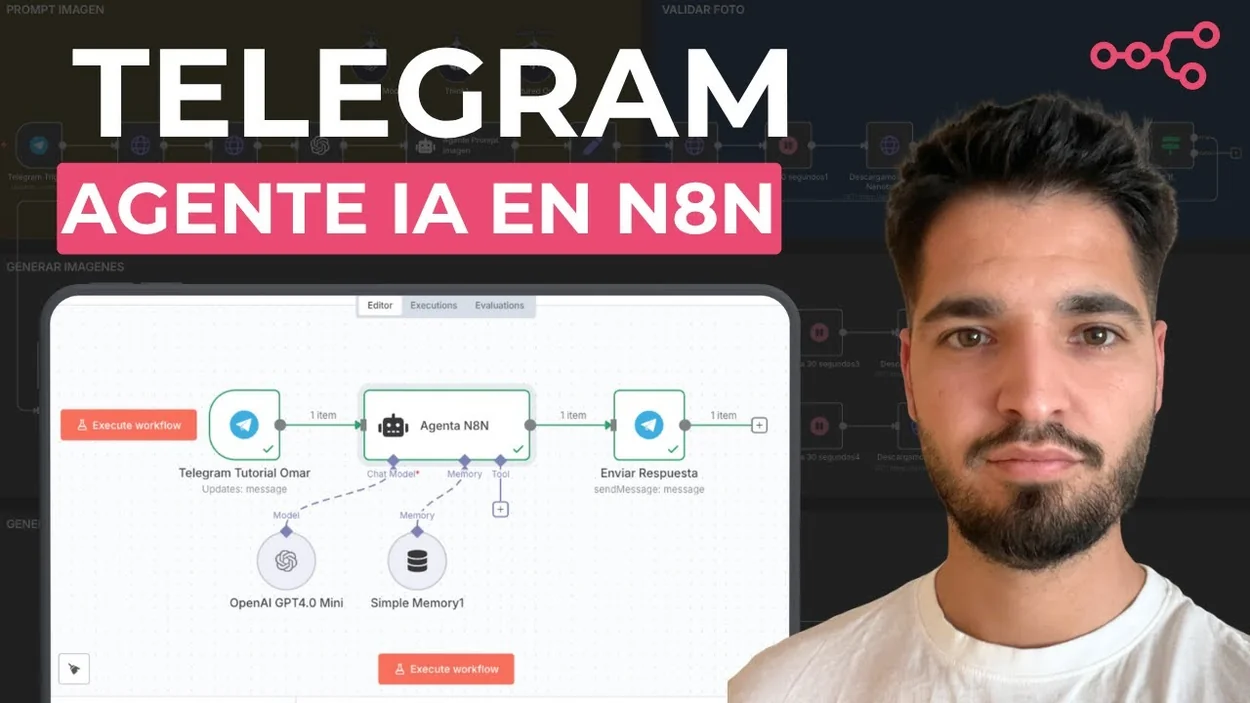 Cómo crear tu propio agente de IA para Telegram con n8n (sin programar, en 15 minutos) — V3