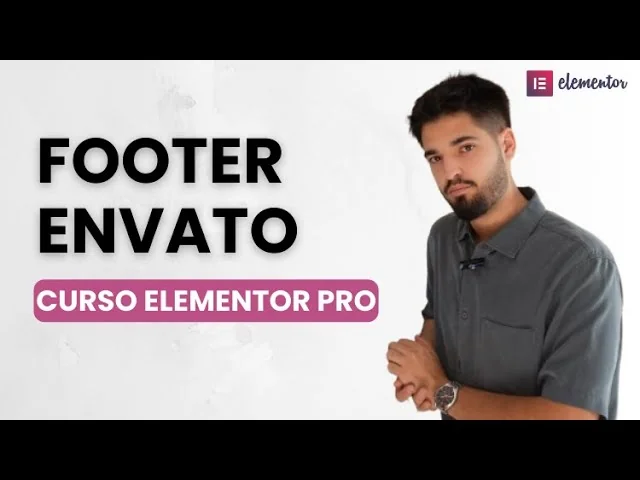 Cómo Diseñar un Footer Profesional con Elementor Pro y Envato Elements (Guía Completa) — V3
