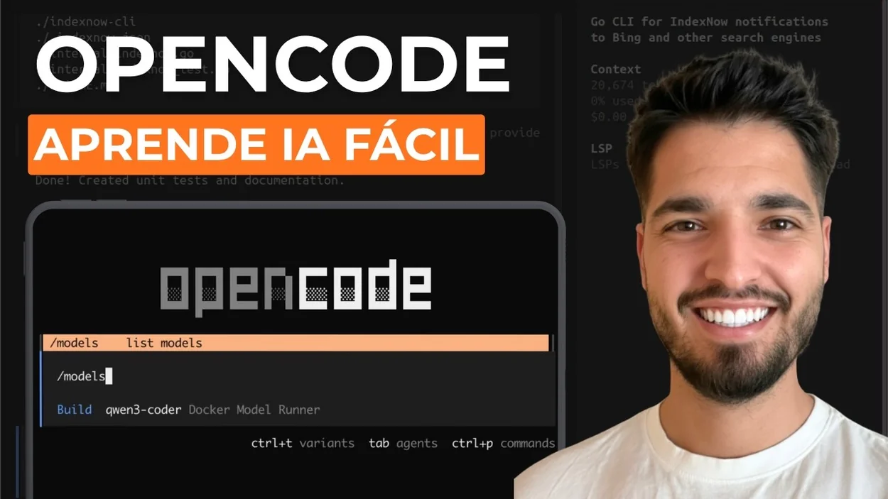 Omar Pumariega Cómo instalar y usar OpenCode: la alternativa abierta y gratis a Claude Code — V3
