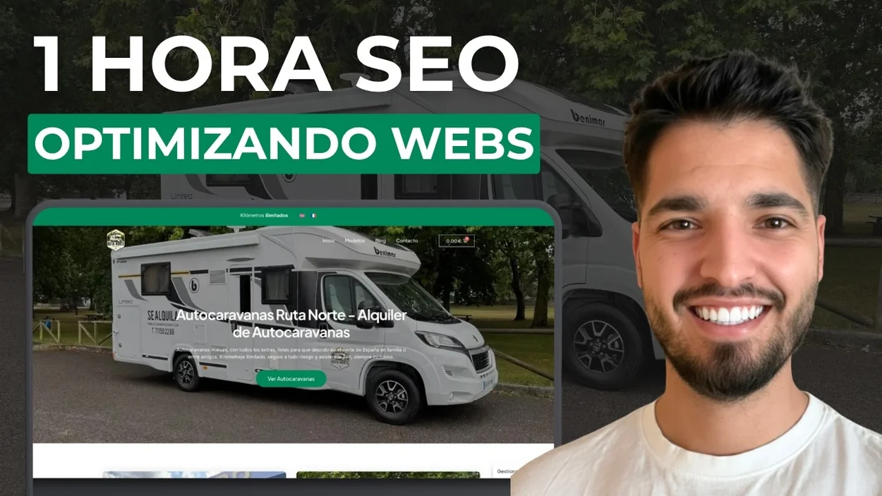 Omar Pumariega El error que casi cometo: cómo mejoré el SEO de una web de alquiler de autocaravanas (con datos reales) — V3