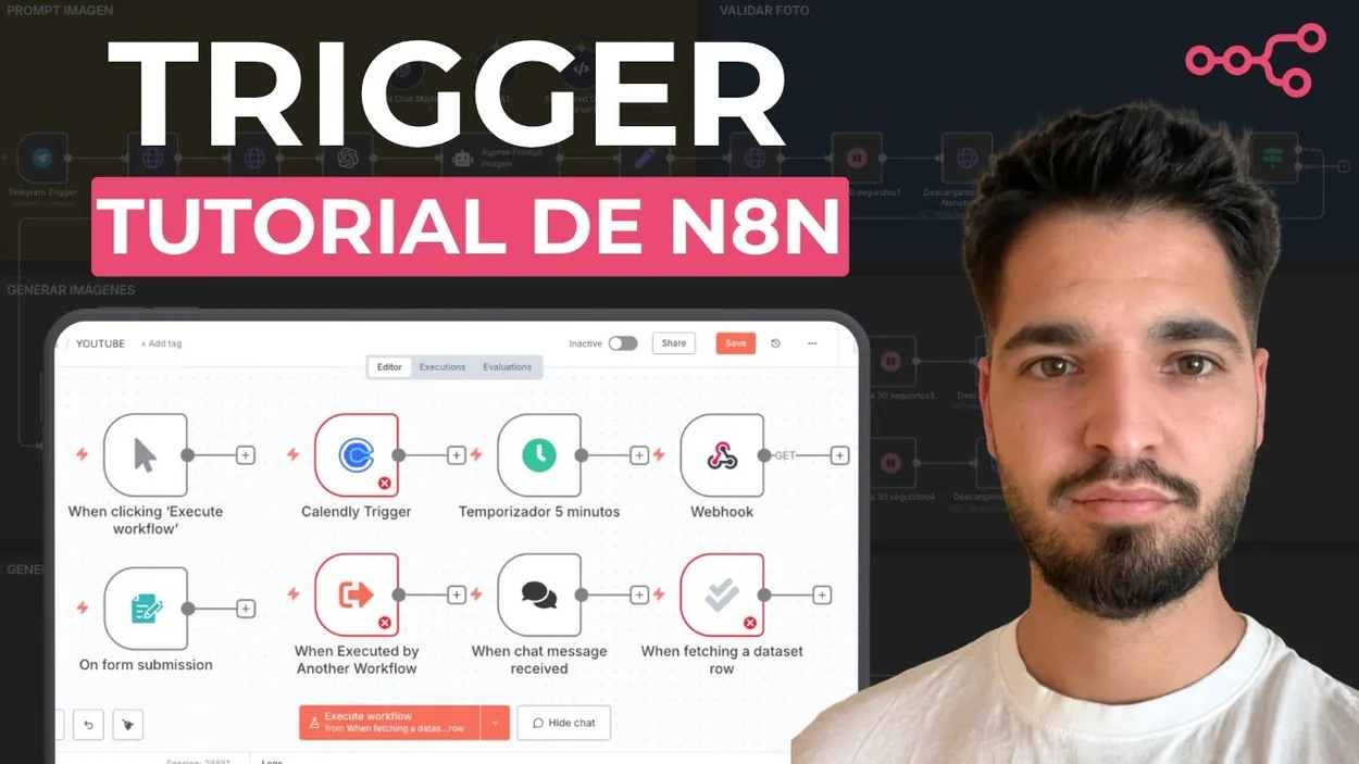 Los 8 triggers de N8N que todo principiante debe conocer (y cuándo usar cada uno) — V3