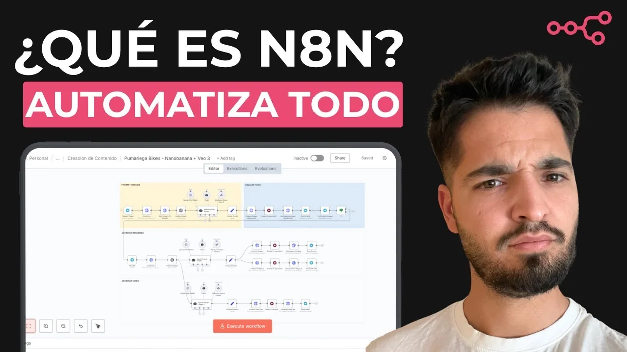 Omar Pumariega ¿Qué es N8N y por qué es la herramienta de automatización que necesitas (y no la que crees)? — V3
